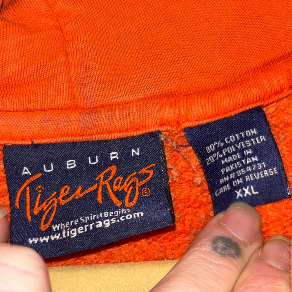 Auburn Tiger Rags Hoodie - Picture 7 of 8